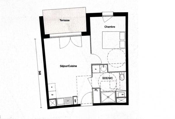 Appartement à vendre 2 pièces 39 m² Saint-André-de-Cubzac