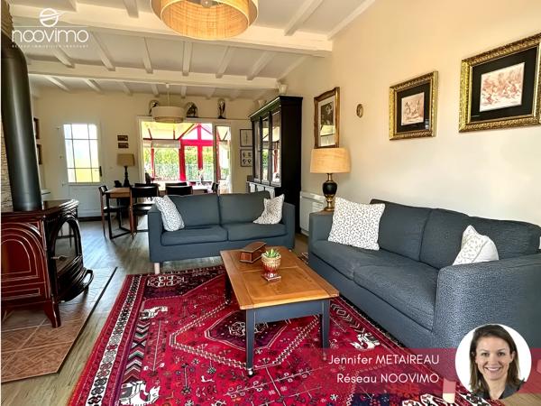 Maison de plain-pied 3 chambres à la décoration soignée