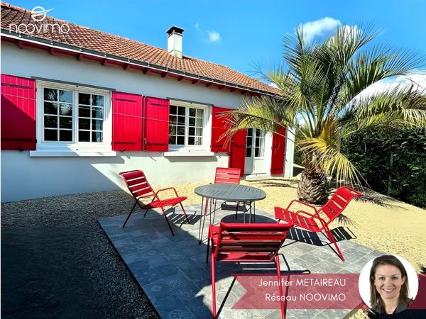 Maison de plain-pied 3 chambres à la décoration soignée