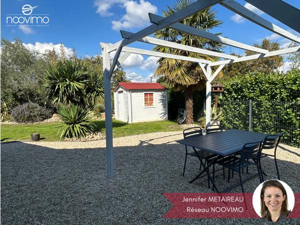 Maison de plain-pied 3 chambres à la décoration soignée