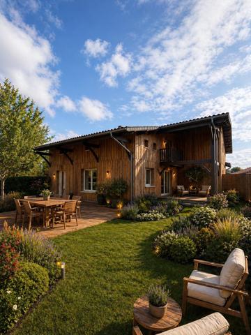 Maison 4 chambres avec jardin privatif