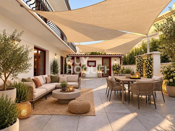 Centre-Plage - Superbe 5 pièces de 118 m² avec terrasse exceptionnelle de 53 m²
