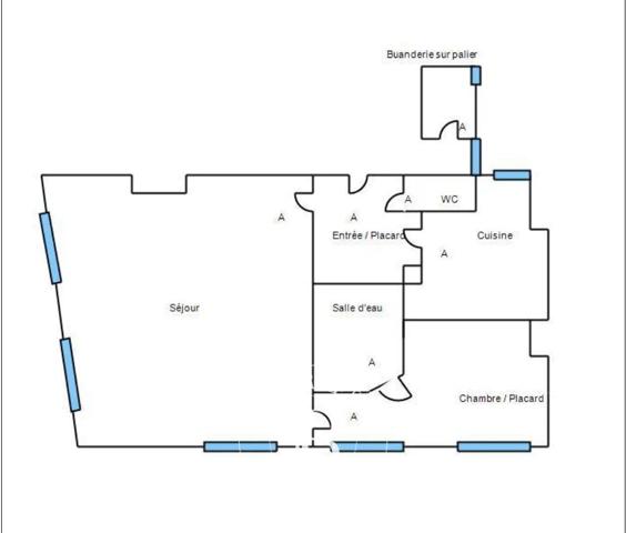Neuilly-sur-Seine, Appartement 1 Chambre -  53 m² à vendre