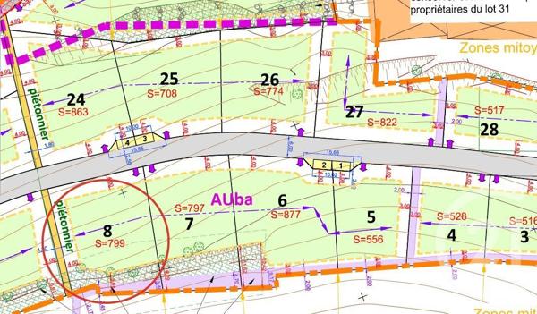 Terrain à vendre  799 m2 NEFFES - 05