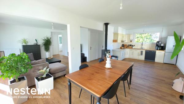 Belle maison Nantaise d'environ 140m² avec 4 chambres, magnifique jardin d'environ 2500m² avec dépendance et accès à la levée.