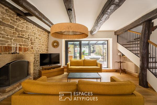 Maison au charme singulier aux abords des remparts d’Auray