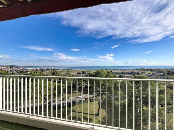 Vue mer panoramique et hippodrome, étage élevé, résidence d'exception 530 000 €
