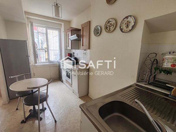 Maison 75m² vendue meublée, proche commodités