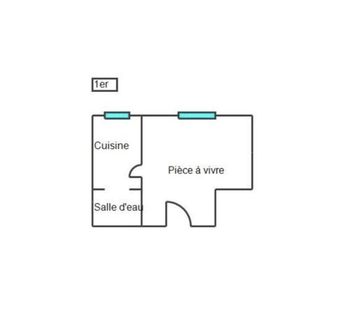 Studio à vendre 12 m² Paris 20