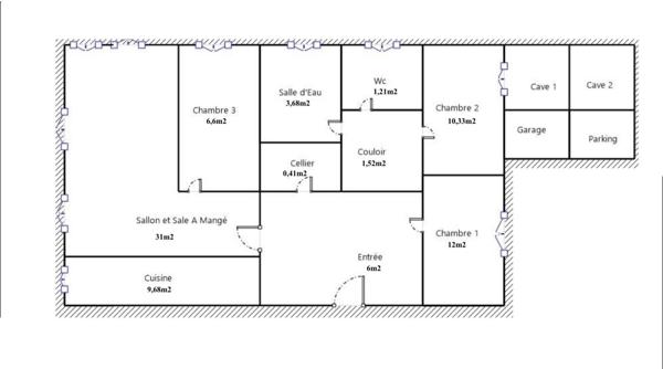 Très bel Appartement 5 Pièces Vendu Loué meublé ( contrat 1 an)