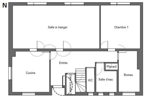29520 Châteauneuf du Faou maison familiale avec vue  4 - 6 chambres  sous sol complet