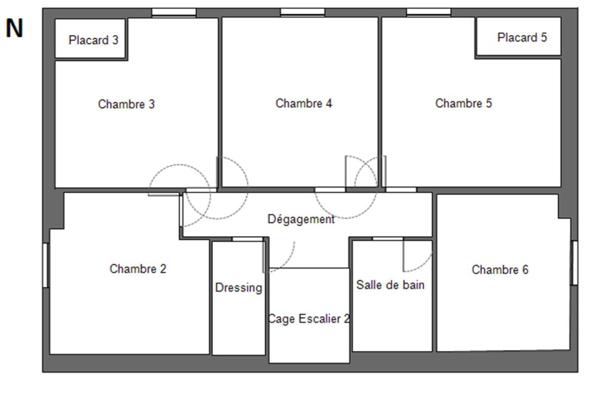 29520 Châteauneuf du Faou maison familiale avec vue  4 - 6 chambres  sous sol complet