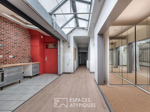 Loft à l’esprit industriel