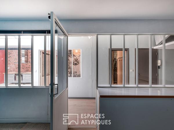 Loft à l’esprit industriel