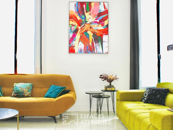 Élégante bourgeoise contemporaine