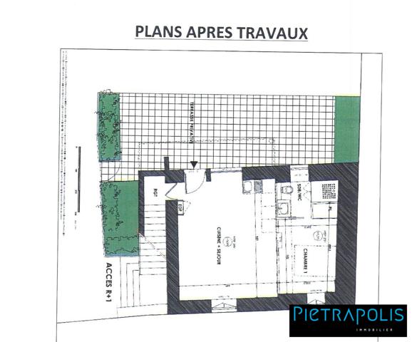 Très beau T2 de 38m² + garage PMR en supplément