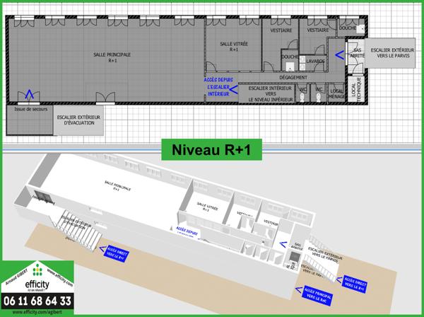 Local Commercial 4 pièces - 460 m²