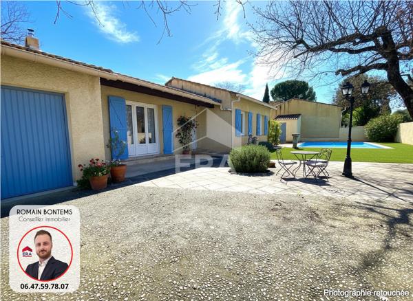 Plain-pied avec piscine et jardin à Saint-Didier
