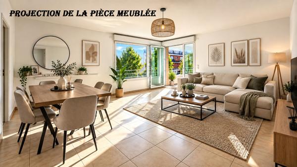 ESSEY-LÈS-NANCY T3 71 M² TERRASSE 2 STATIONNEMENTS