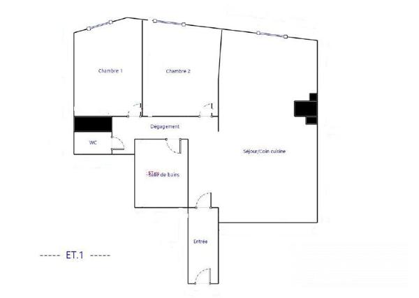 Exclusivité | NANTES, 50 OTAGES | APPARTEMENT 3P (2CH)