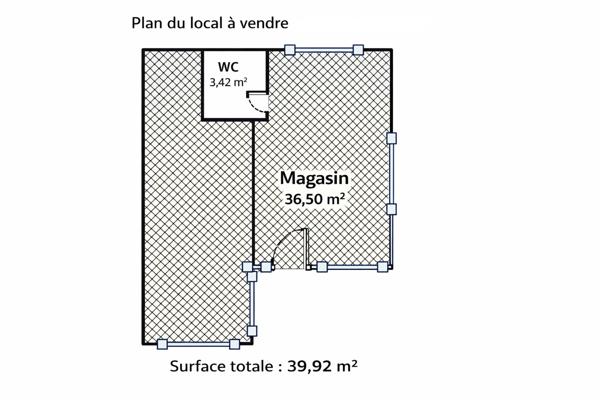 Dpt Charente Maritime (17), à vendre LA PALMYRE Local commercial