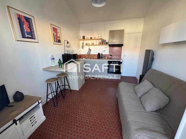 Studio clé en main avec extérieur.