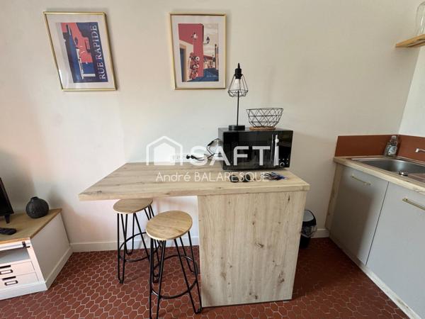 Studio clé en main avec extérieur.