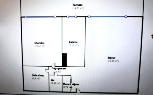 Appartement à vendre    2 pièces • 49,80 m2 Vallauris