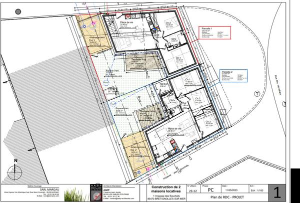 Maison T4 à 100m de la plage à BRETIGNOLLES SUR MER