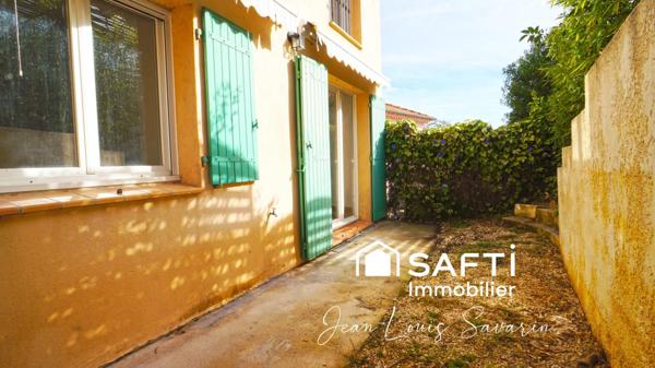 Le Pradet T2 avec place de parking et jardin