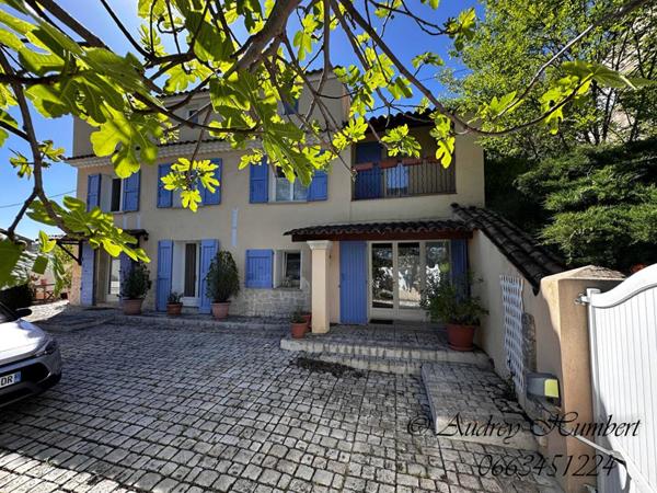 EXCLU, proche FORCALQUIER, Belle MAISON DE VILLAGE de 126 m²  avec terrasses, jardin et cour