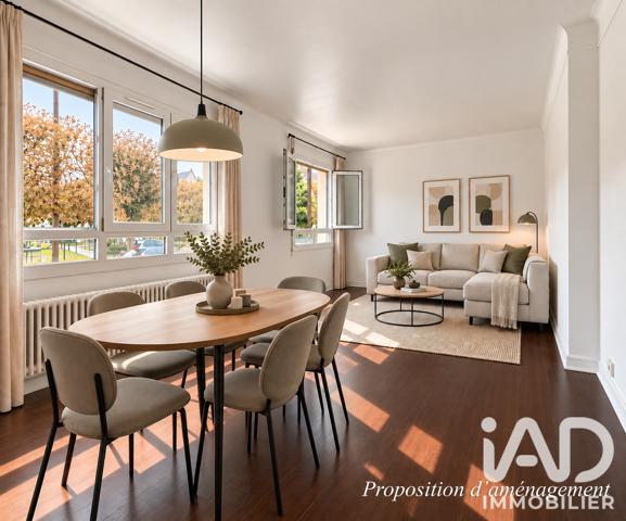 Appartement à vendre 3 pièces 61 m² Sartrouville