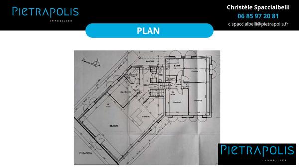 Maison T7 200m² sur 3327m² de terrain, piscine 12x6m