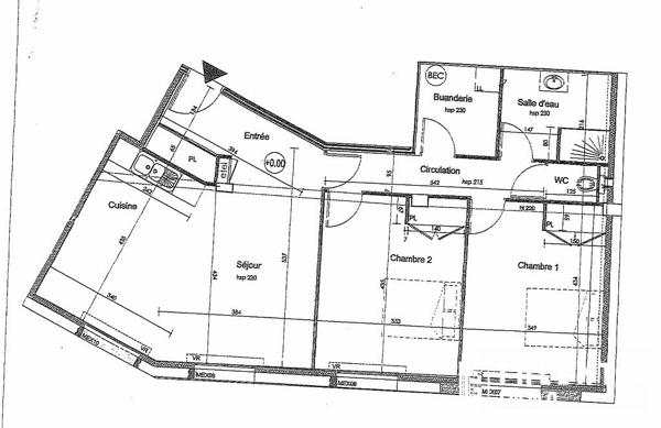 NANTES, MELLINET | APPARTEMENT 3p (81m² | 2ch)