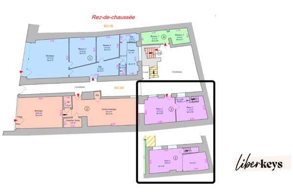 Appartement duplex 51m² | Place Saint Pierre