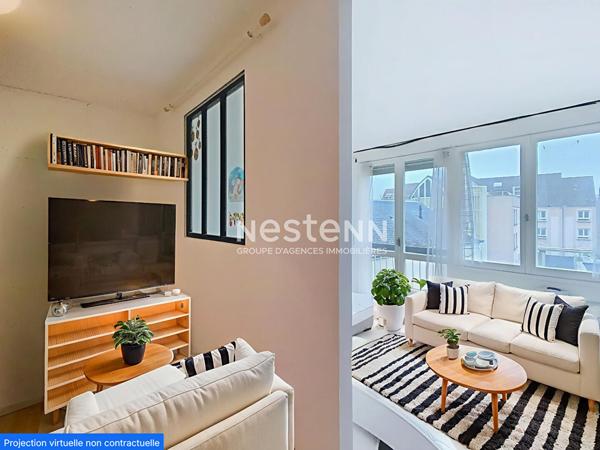 Appartement hypercentre Dreux avec cave et place de parking, idéal investissement locatif, faibles charges T1BIS vendu loué