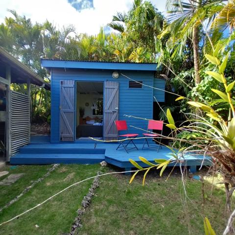 Havre Tropical avec bungalow et piscine 4P – Sainte-Anne