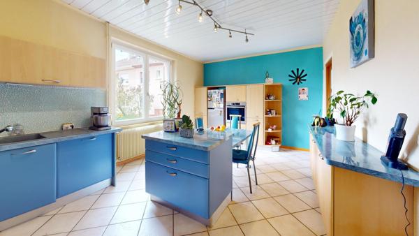 Maison 100m2  avec sous-sol aménagé jardin et garage – Quartier résidentiel calme à Lutterbach