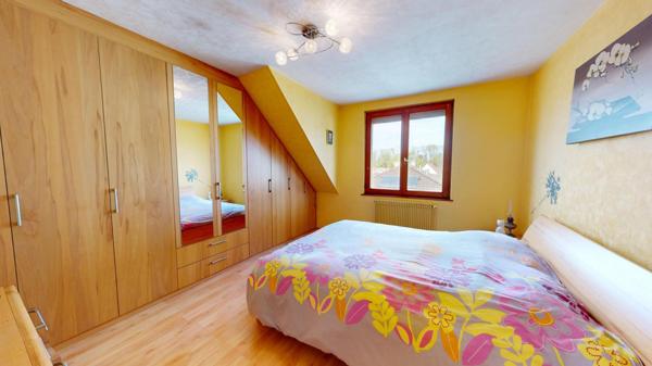 Maison 100m2  avec sous-sol aménagé jardin et garage – Quartier résidentiel calme à Lutterbach