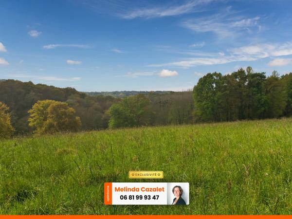 Terrain constructible plus partie agricole proche Orthez. Assainissement tout à l'égout réalisé
