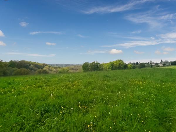 Terrain constructible plus partie agricole proche Orthez. Assainissement tout à l'égout réalisé