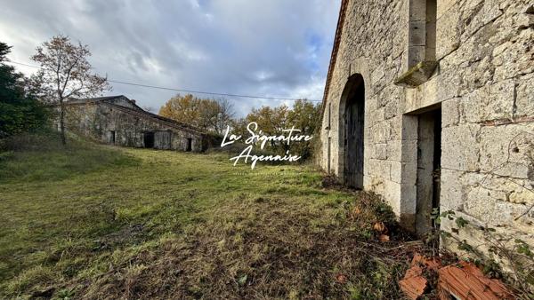Grange en pierre et maison à rénover – environnement isolé