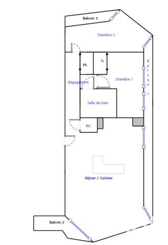 Appartement à vendre 3 pièces 74 m² Créteil