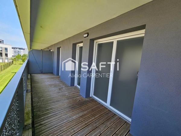 Appartement vendu loué avec ascenseur et une place de parking privative sécurisée