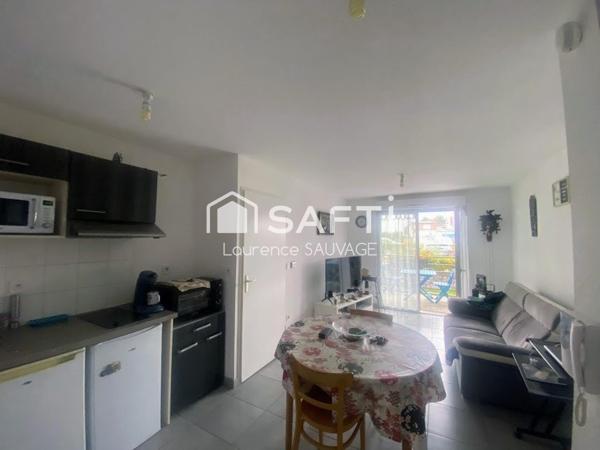 Appartement T2 en rez de jardin avec place de parking