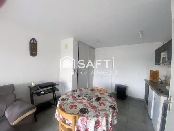 Appartement T2 en rez de jardin avec place de parking