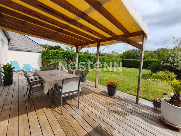 Maison de plain pied bourg d'Elven 3 chambres