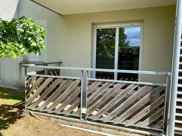 Dpt Dordogne (24), à vendre LA FORCE appartement T2 de 37,6 m² avec terrasse