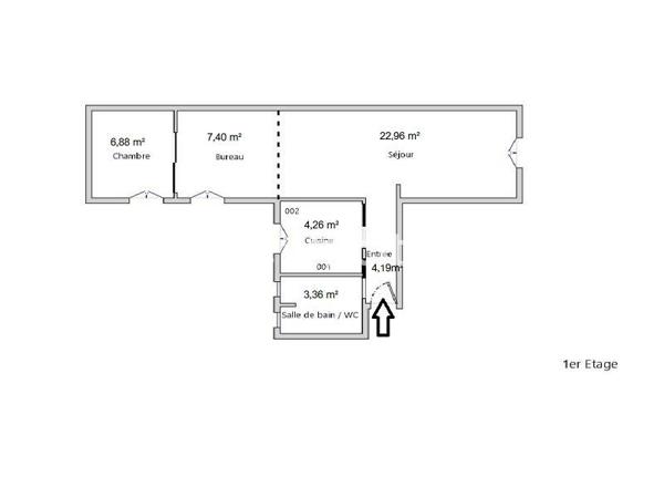 Appartement
         2 pièces
        - 50 m² Exclusivité 315 000 € *