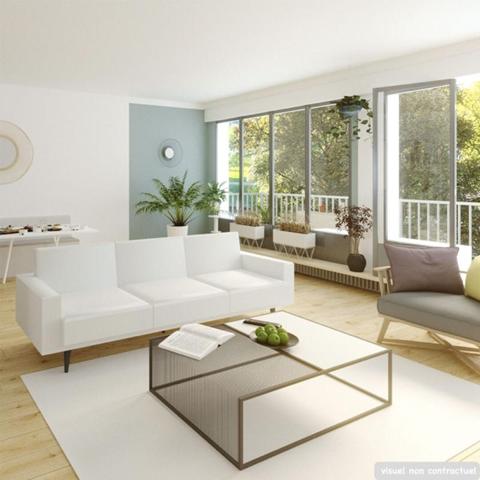 A vendre - Appartement 4 pièces de 77.64 m² avec 2 places de parking + balcon Survilliers (95)